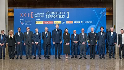 Los Reyes presiden el XXIII Concierto In memoriam por las vctimas del terrorismo de la Orquesta y Coro RTVE