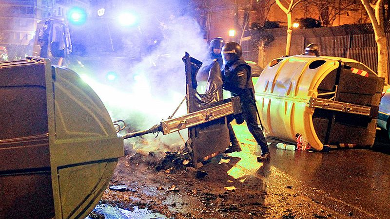 Condenados cinco acusados por los disturbios del barrio burgalés de Gamonal en 2014