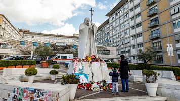 Pope Francis remains hospitalized in Rome