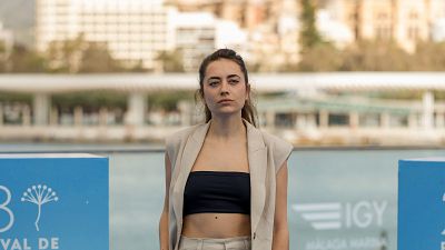 La directora Gemma Blasco posa en el Festival de Mlaga (EFE/ Jorge Zapata)