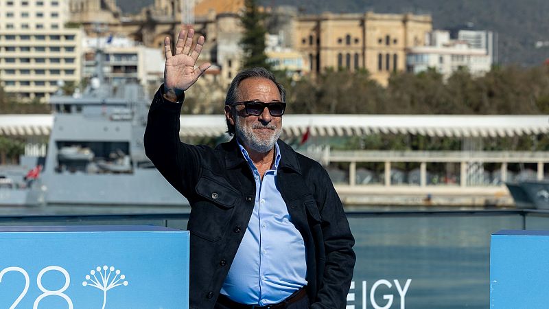 Guillermo Francella posa en el Festival de Mlaga (EFE/Jorge Zapata)