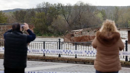 Talavera (Toledo) amanece consternada por el derrumbe del puente, un smbolo de la ciudad