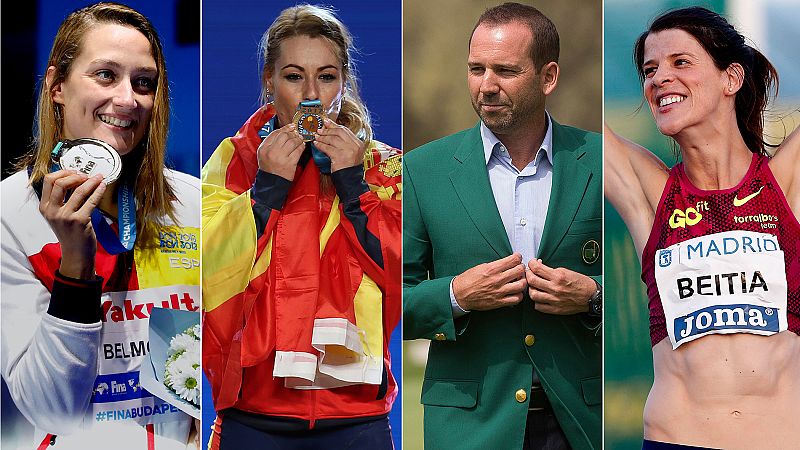 De los tripletes de oro de Belmonte y Valentín al inolvidable 2017 del golf español