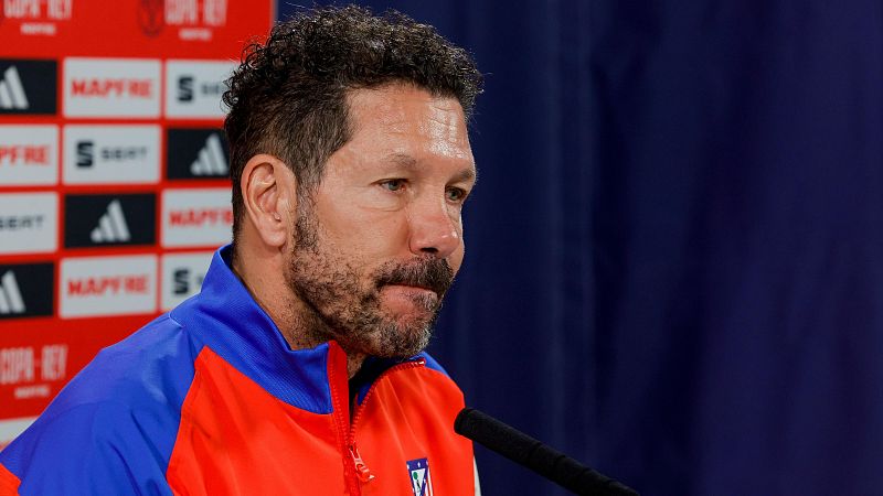 Simeone defiende la temporada del Atlético de Madrid: "El que lo intenta no fracasa"