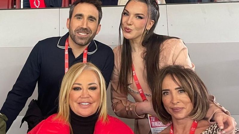 Fantasía: Belén Esteban y compañía ya están en RTVE, ¡mira su momentazo en la Copa del Rey!