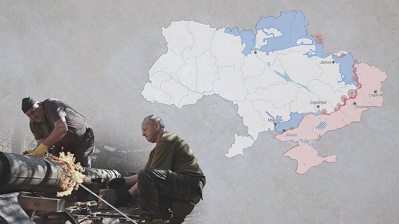 El mapa de la guerra: Rusia ataca con misiles y drones suicidas Járkov y Sumi