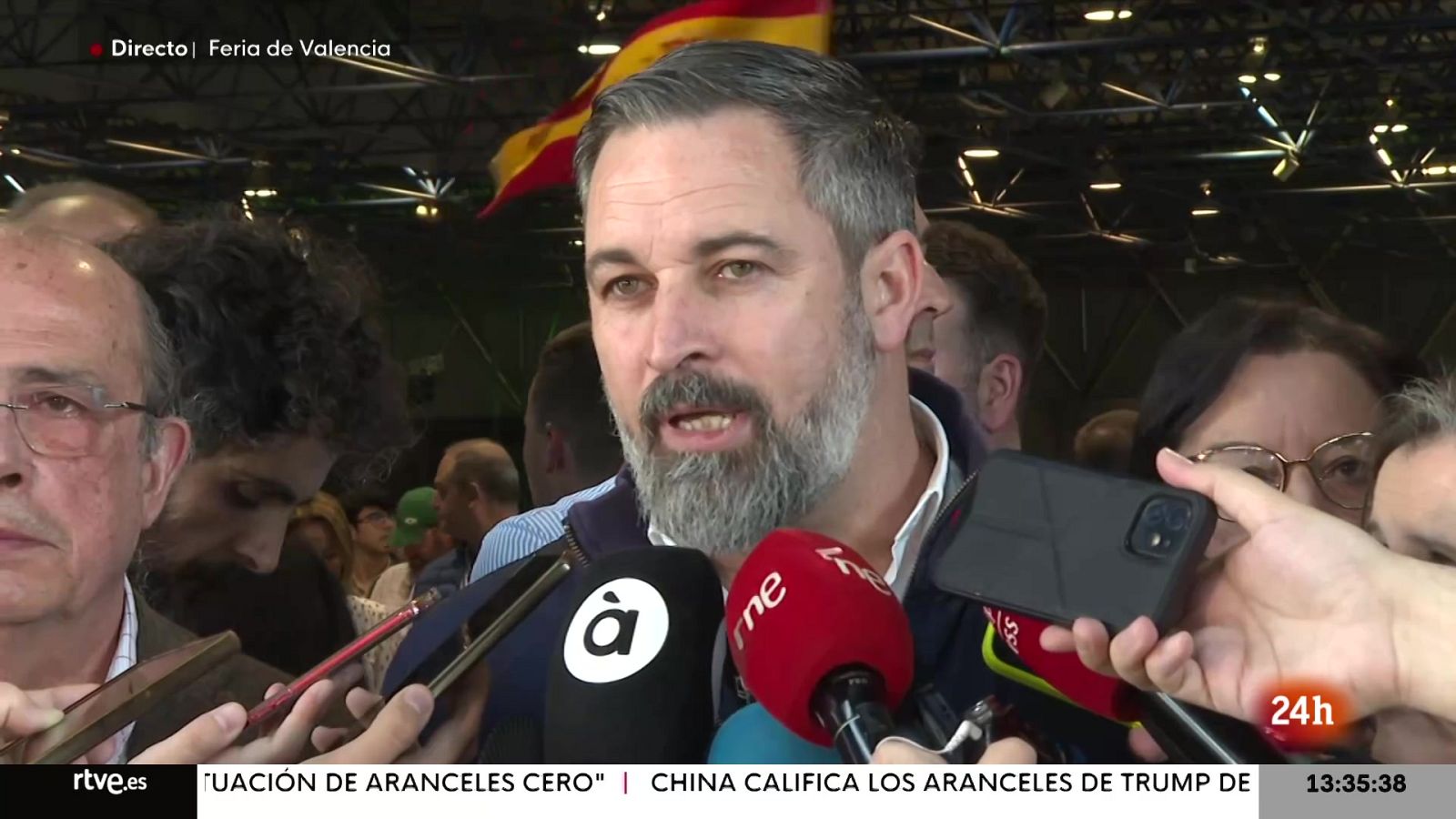 Abascal: "El mayor arancel es el sostenimiento de la casta corrupta de los políticos" - Fin de semana 24h | Ver