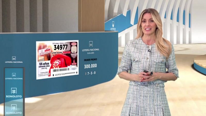 Sorteo de la BonoLoto, Primitiva y Lotera Nacional del jueves 10 de abril