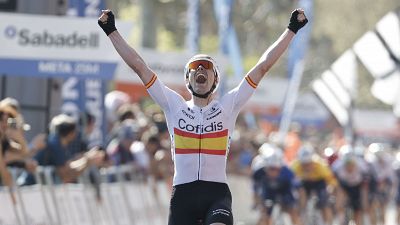Lo en la Itzulia: lex Aranburu gana la tercera etapa tras una rectificacin de los jueces