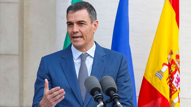Sánchez ve "una puerta a la negociación" la pausa de Trump a unos aranceles "injustos e injustificados"