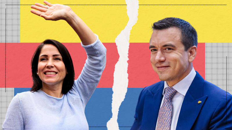 Noboa vs. González: dos modelos antagónicos para gobernar un país atravesado por la inseguridad y la polarización