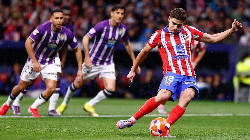 El Atlético cumple y gana al Valladolid con más goles que brillo