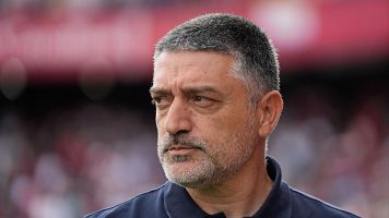 Garc�a Pimienta durante un partido de LaLiga