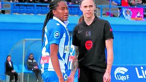 Pantallazo del momento del tocamiento de Mapi Le�n a Caracas