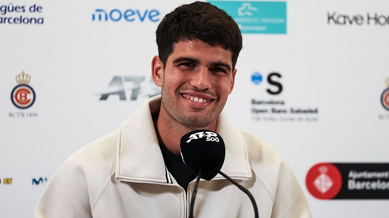Carlos Alcaraz quiere seguir disfrutando en la tierra de Barcelona tras ganar en la de Montecarlo