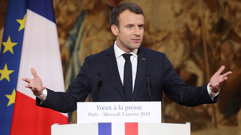 Macron anuncia una ley para combatir las noticias falsas en campaña electoral