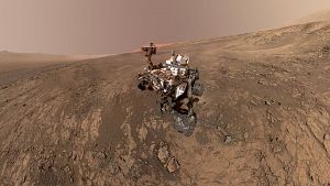El rover Curiosity de la NASA en Marte