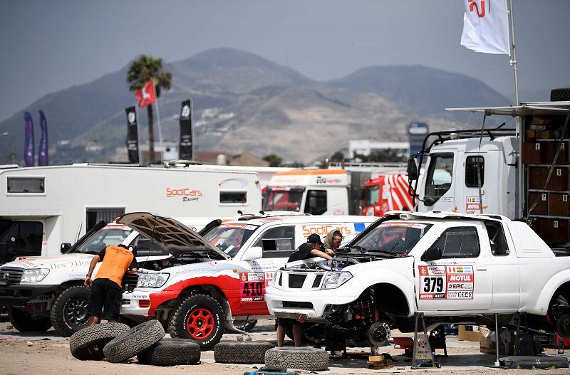 Altura, cambios de temperatura, arena, navegacin y maratones: el extremo Dakar 2018