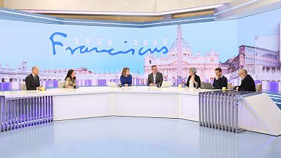 'La hora de La 1' (19,6%) lidera el lunes con su especial por la muerte del papa Francisco