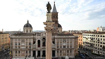 La Bas�lica Santa Mar�a la Mayor, donde ser� enterrado el papa