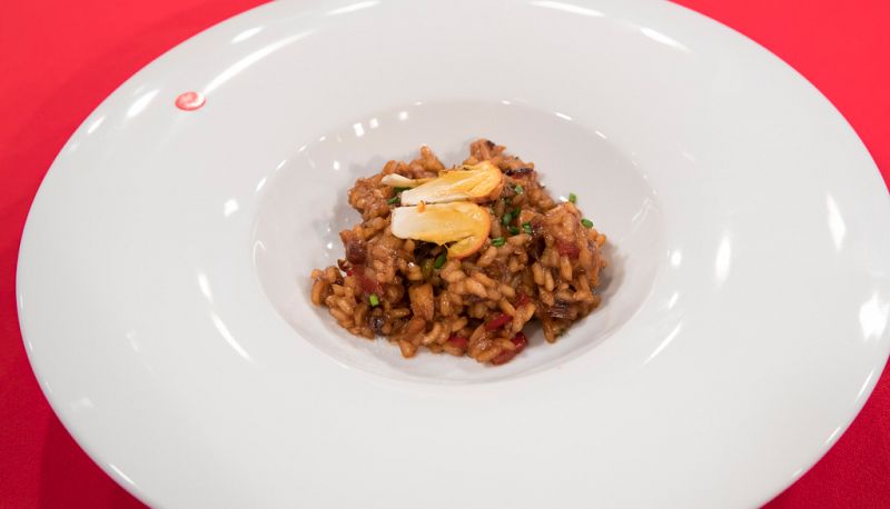 Receta de arroz con calamares