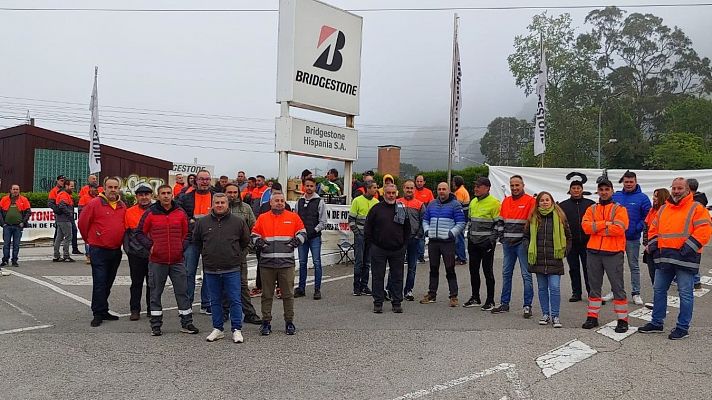 Bridgestone afronta su quinta jornada de huelga en Puente de San Miguel y Basauri contra el ERE de la compaa