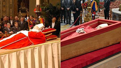 El funeral del papa Francisco vs el del papa Juan Pablo II