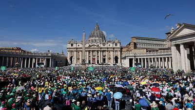 Parolin, a 200.000 j�venes en la misa por el papa Francisco en San Pedro: "Debemos acoger su legado y hacerlo vida"