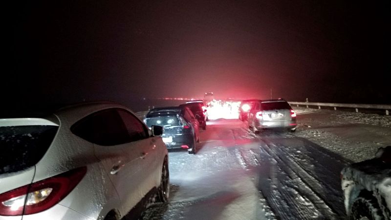 La DGT reabre la AP-6, la AP-61 y la AP-51 al mejorar el tiempo