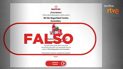 MAPFRE no regala un kit contra incendios por responder a una encuesta, es un fraude