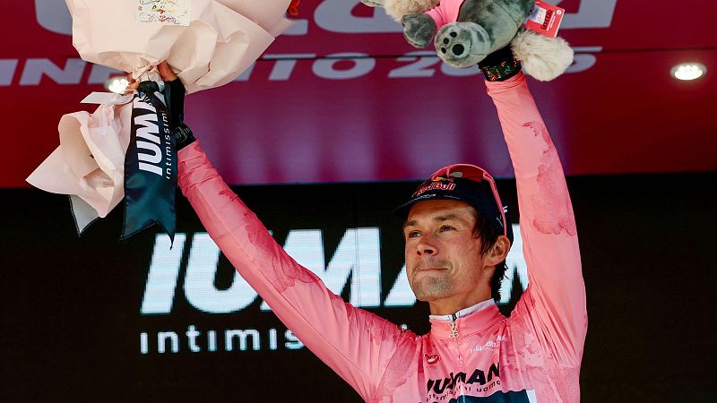 Roglic se viste de rosa tras la primera contrarreloj del Giro 2025 ganada por Tarling