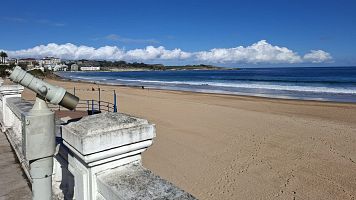 Vista de la playa del Sardinero
