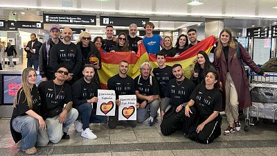 Melody llega a Basilea enfocada en su primer ensayo de Eurovisin 2025