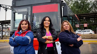 Conductoras de transporte público en Chile: "Ha sido una mejora total en mi vida"