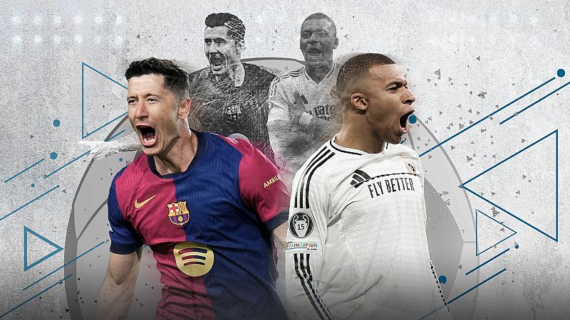 Lewandowski vs Mbapp: el pichichi, en juego en el clsico