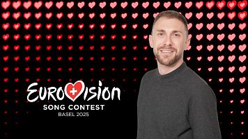 David Asensio dirige el programa especial de RNE de la gran final de Eurovisin 2025.