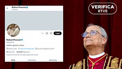 La cuenta de X @drprevost pertenece a Robert Prevost, el nuevo papa Len XIV