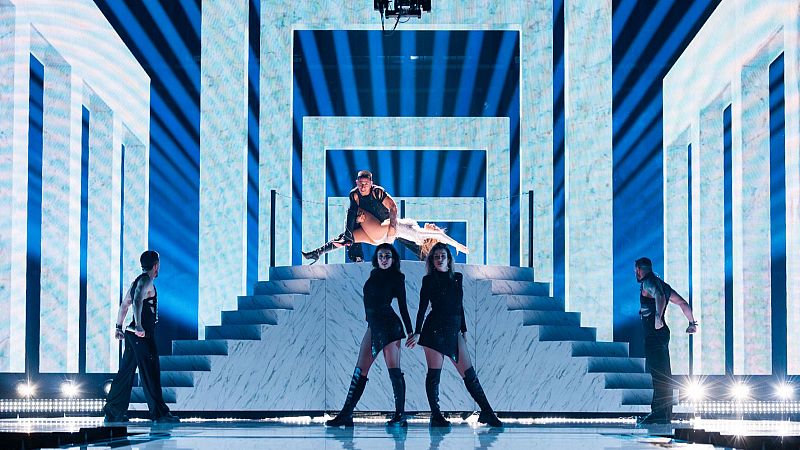 Melody se convierte en 'ESA DIVA' en su primer ensayo en Eurovisión 2025