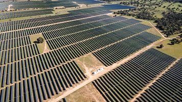 Planta de energa fotovoltaica.