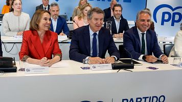 El lder del PP, Alberto Nez Feijo, preside el comit ejecutivo del partido