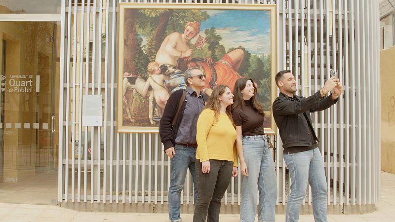 Las 'pinturas' del Prado llegan a las calles de la dana para celebrar el Da Internacional de los Museos
