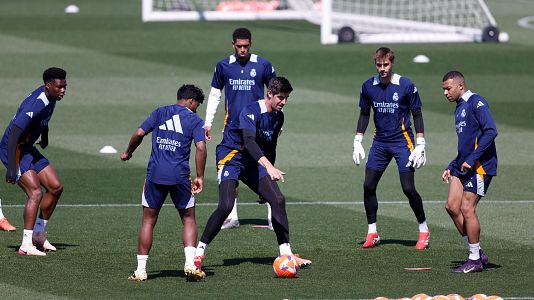 Entrenamiento del Real Madrid