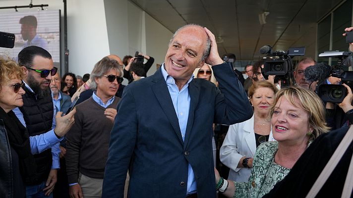 El expresidente de la Generalitat Valenciana Francisco Camps durante el acto en Valencia