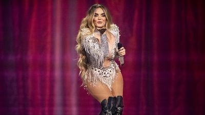 Melody, en la actuación final de Eurovisión 2025