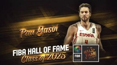 Pau Gasol entra en el Saln de la Fama de FIBA