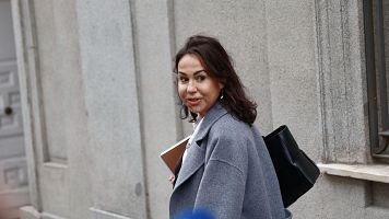 La expresidenta de ADIF Isabel Pardo de Vera, en una imagen llegando al Tribunal Supremo.