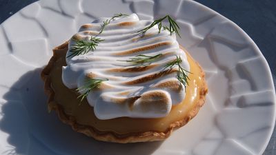 Receta de tarta de limón, cardamomo y eneldo de Elena en MasterChef 13