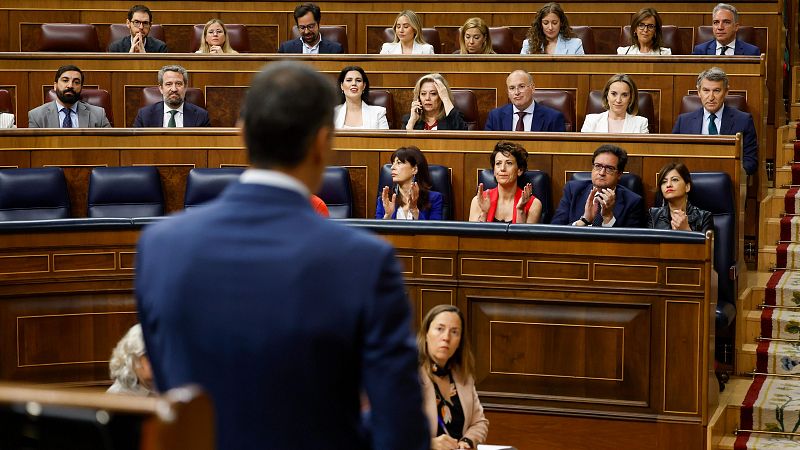 Sánchez reprocha a Feijóo su "falta de humanidad" frente a Gaza y este le echa en cara su "corrupción generalizada"