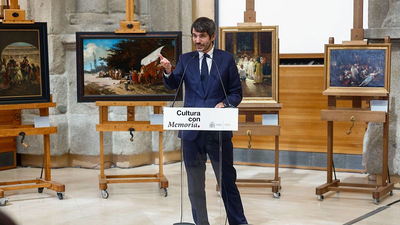 El Gobierno devuelve siete cuadros incautados por el franquismo durante la Guerra Civil