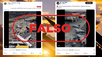 No son ataques hutes contra aeropuertos de Israel, es falso
